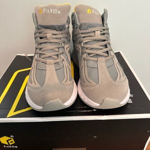 Brand New with Box FitVille Gray sneakers men’s size 8.5 women’s size 10